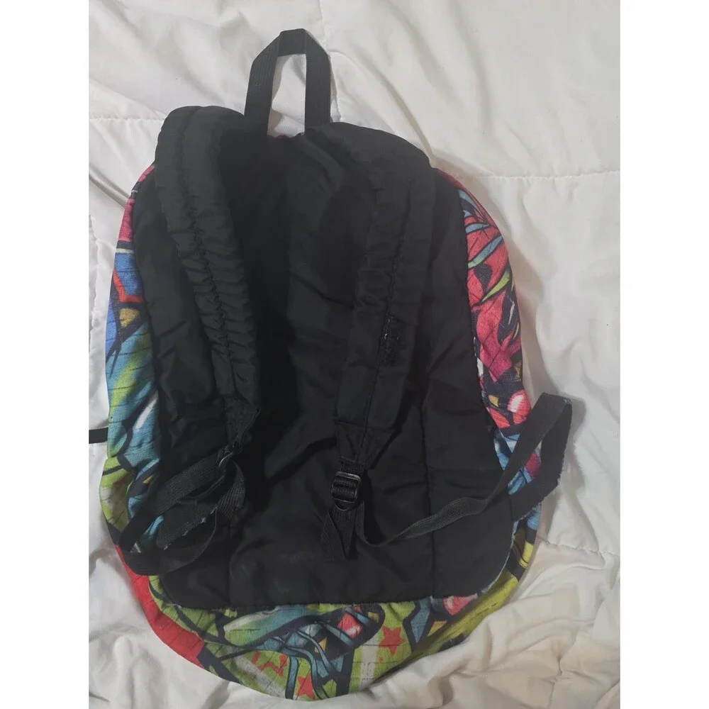 Jansport tropical leaf full size backpack bookbag bag tote purse!